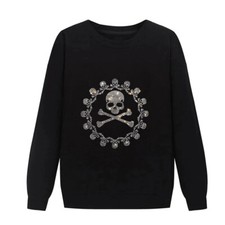 New Men Luxury Diamond Skull