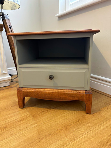 Stag restored wood bedside - stag,