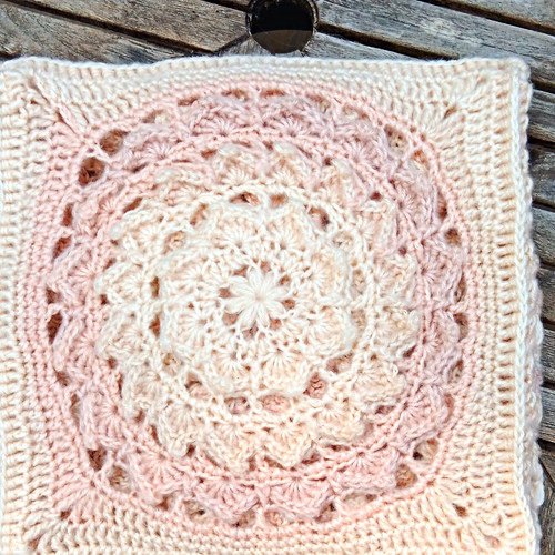 Handmade crochet square - handmade,