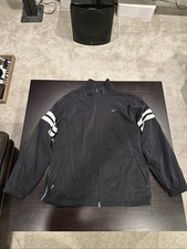 Nike Challenge Court Men’s Tennis Black Jacket L Andre Agassi John McEnroe