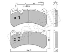 22-1201-0 BRAKE PAD SET, DISC BRAKE METELLI