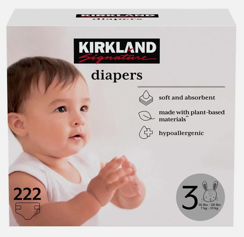 Nappies size 13kg 222 pack - size,