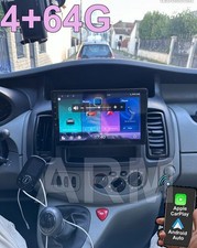 4+64G For Vauxhall Vivaro A 2010-2014 Android 14 Carplay Stereo Headunit Sat Nav