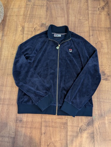 Fila velour tracksuit top - tracksuit,