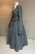 Victorian Day Dress Civil War Dress, Period Costume Southern Belle L