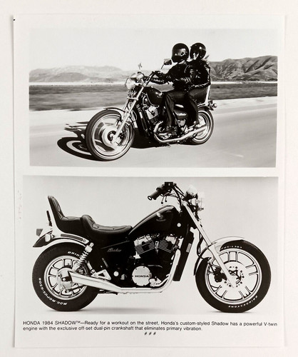 1984 honda shadow motorcycle - 1984,