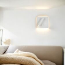 LED Wall Light Headboard Switch Wall Lamp Indoor White Bedroom Home Lighting
