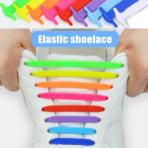 Silicone shoe laces tie - shoe, no