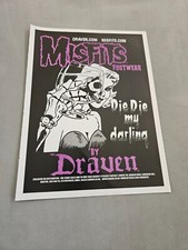TPEEP136 MAGAZINE ADVERT 11X8" MISFITS FOOTWEAR BY DRAVEN SHOES 