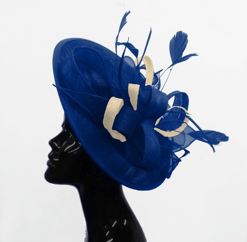 Big saucer sinamay - on, headband