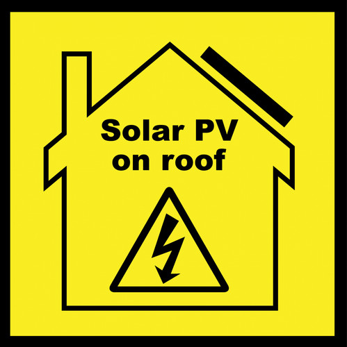 Solar roof warning - solar, pv