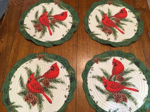Lovely quilted placemats with - quilted,