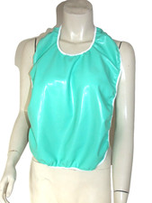 Latex Bib Rubber Apron Feeding Protection Adult Size Cover Protective Eating Aid