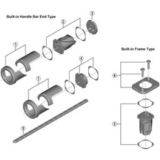 Shimano Spares Cycle Bicycle Bike EW-RS910 Dummy Wire