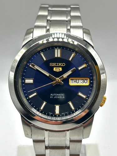 Seiko automatic blue - blue, dial