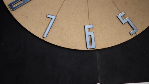 Clock numbers 25mm 70mm - numbers:, 25mm/70mm