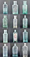 ANTIQUE APOTHECARY CHEMIST SHOP ADVERTISING EMPTY BOTTLES - LOTS TO CHOOSE FROM