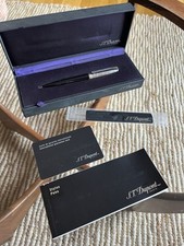 S.T. Dupont Fidelio Ballpoint Pen – Matte Black – Boxed, Unused