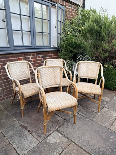 Set 1960s bistro chairs - set,