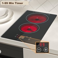 Ceramic Hob 2 Zones, Electric