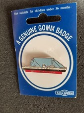 M.V. Balmoral Paddle Steamer Metal Pin Badge Unused