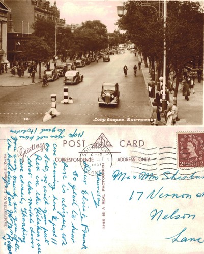Vintage postcard lord street - vintage,