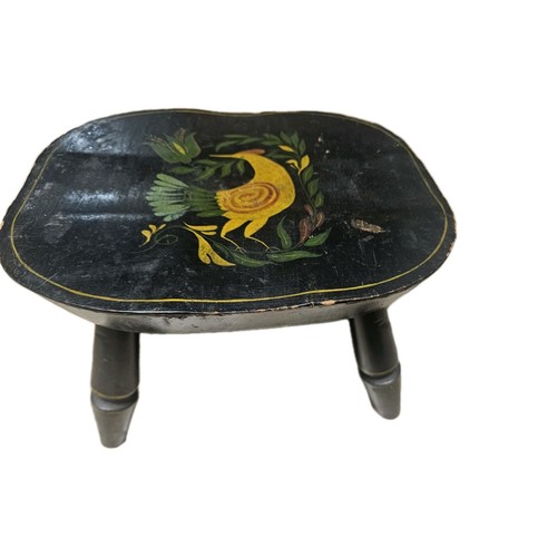 1949 foot stool - stool, black