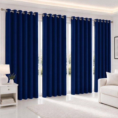 4pcs blackout curtains eyelet - curtains,