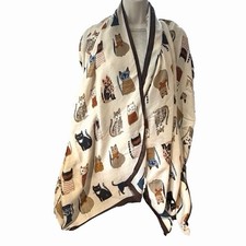 Women's Cat Scarf Shawl Cute