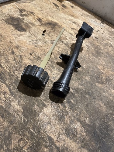 Oil dip stick - &, funnel