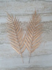 2 Stem Gold Willow Leaves Cake