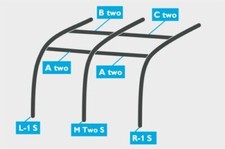 Replacement Air Poles for Kampa Dometic Rally AIR 390S - Pro, Dual-Pitch Roof,