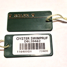 ROLEX MILGAUSS swing tag (all