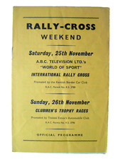 Clubmen's Rally Cross Weekend- Intl Rally Cross/Clubmen's Trophy, 25/26 November