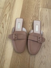 Camel Slip On Flat Shoes Size 4 By Primark