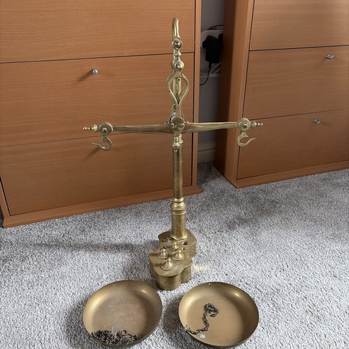 Vintage brass balance beam - vintage,