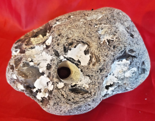 Large natural hag stone - large,