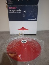 New B&Q GoodHome Zanbar Lampshade Lightshade Red