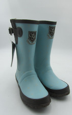 Sherwood Forest Buttermere Children's Wellies -Blue & Brown Spotted Size 13 -NEW