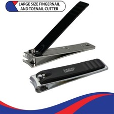 Finger Nail Clippers  Cutters Trimmer Nipper Toe Nail Large Black UK