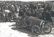 RAYMOND MAYS & BUGATTI CORDON BLEU c.1922 B/W PHOTOGRAPH