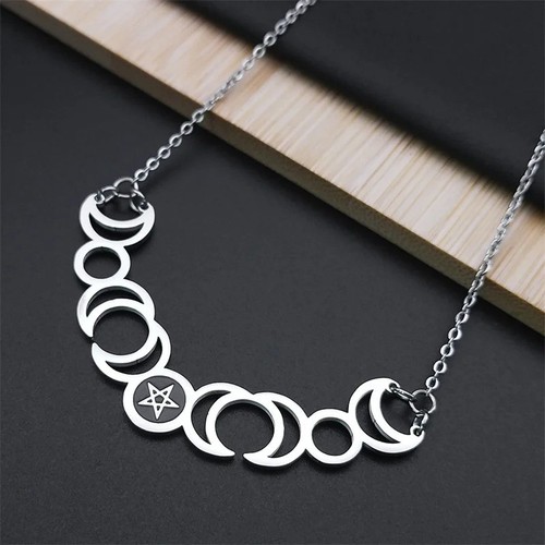 Triple moon goddess pentagram - triple,