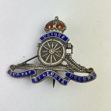 Vintage Silver Royal Artillery