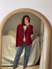 woman Talbots tweed boucle