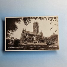 Doncaster Postcard C1930 Real Photo Yorkshire St Georges Church