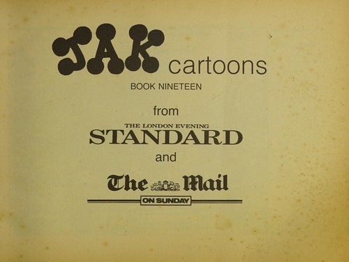 Evening standard jak - jak, cartoon