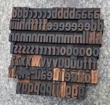 Alphabet letterpress - alphabet,