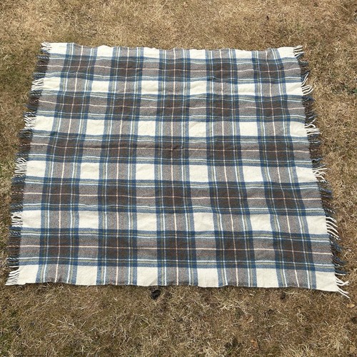 Vintage scottish blanket - scottish,