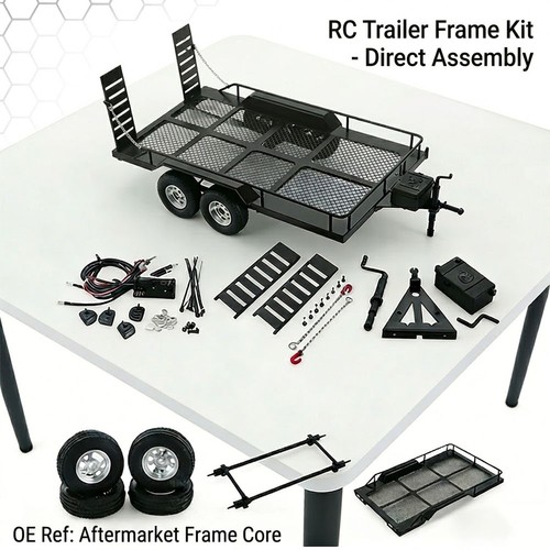 Metal dual axle rc - 1/10, car