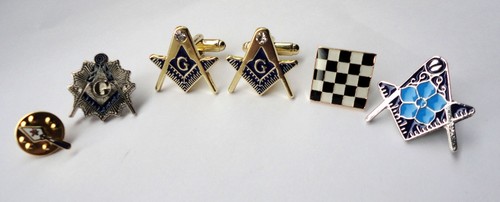 Freemason masonic pin badge - freemason,